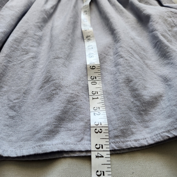 CYNTHIA ROWLEY Linen Viscose Blend Butterfly Sleeve Tiered Maxi Dress - Picture 12 of 12